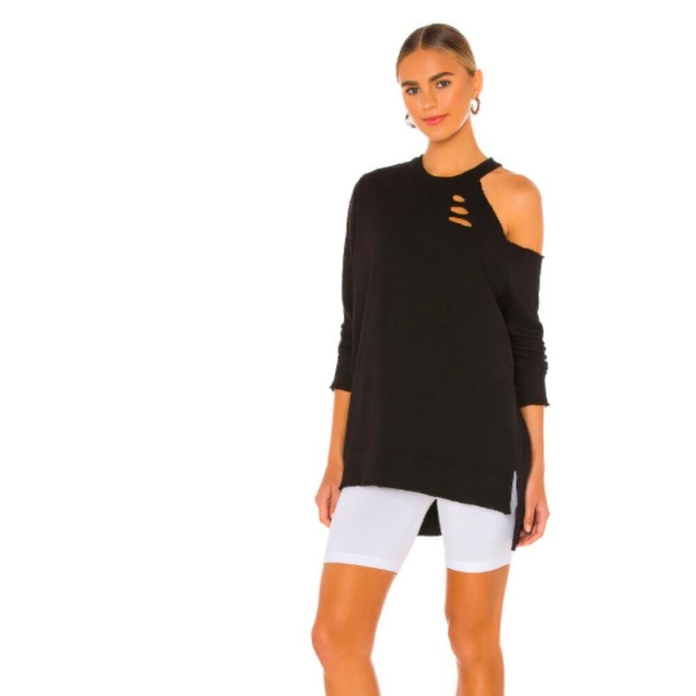 LAMade Distressed Oversized Cotton Sweater Grunge Casual Size XS
